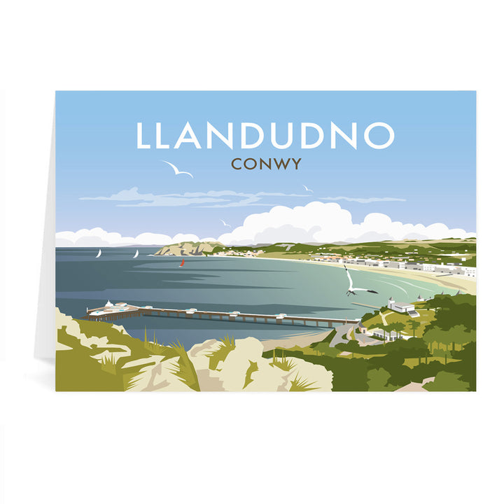 Llandudno, Wales Greeting Card 7x5