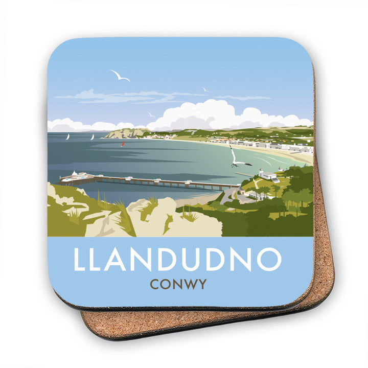 Llandudno, Wales MDF Coaster