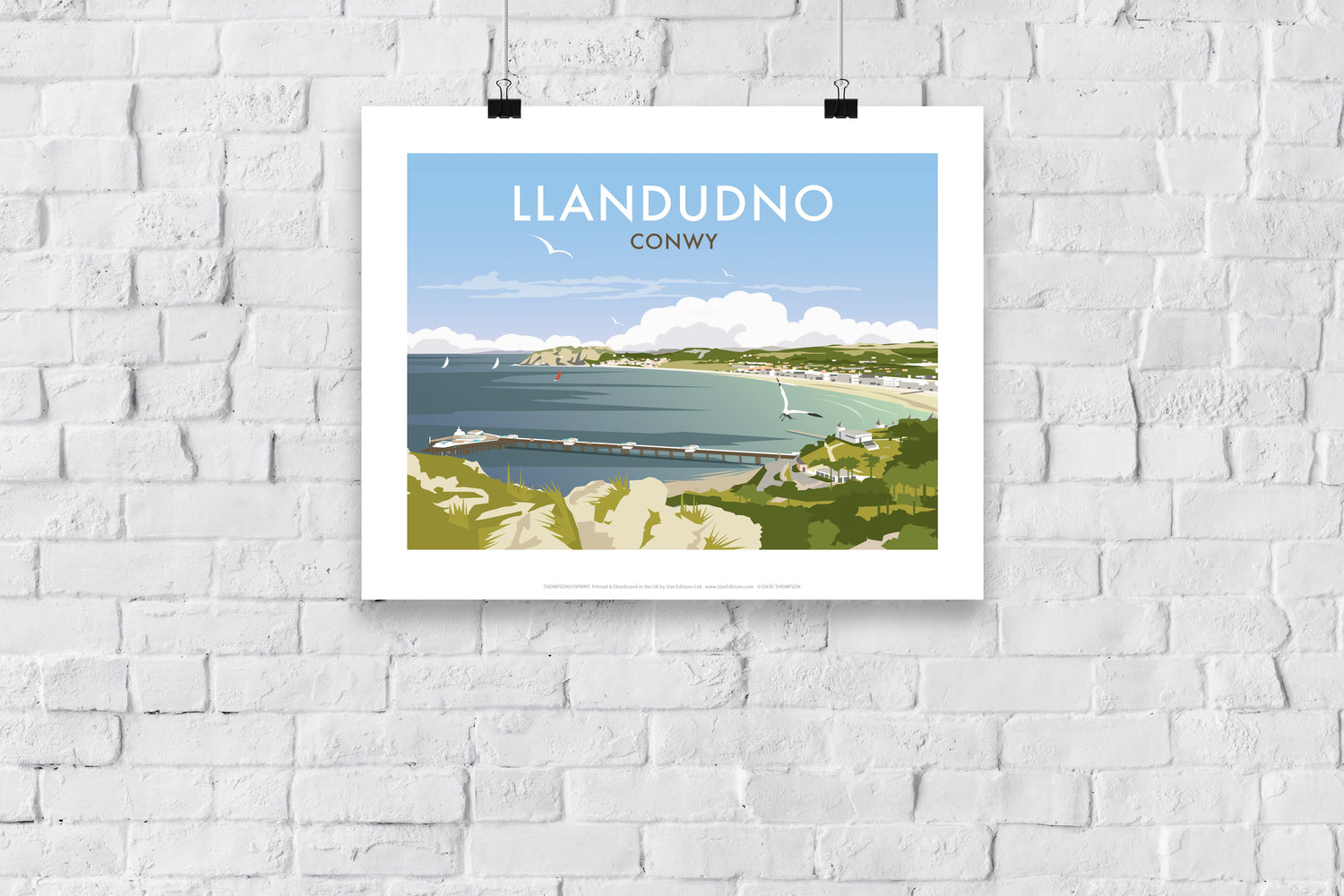 Llandudno, Wales - Art Print