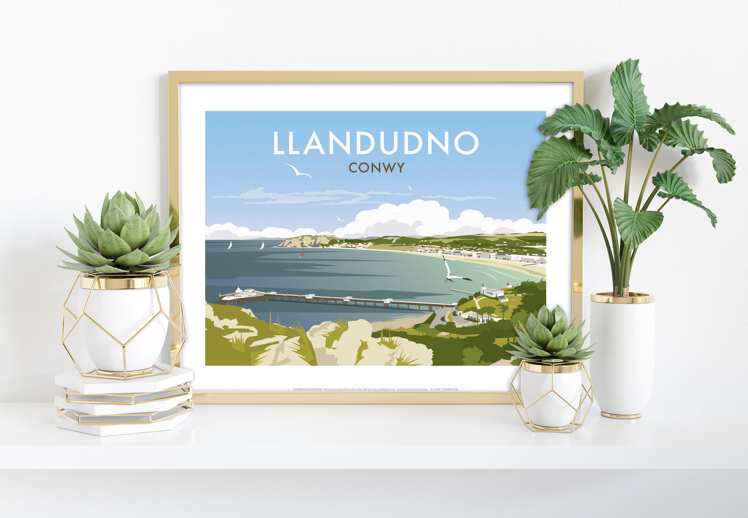Llandudno, Wales - Art Print