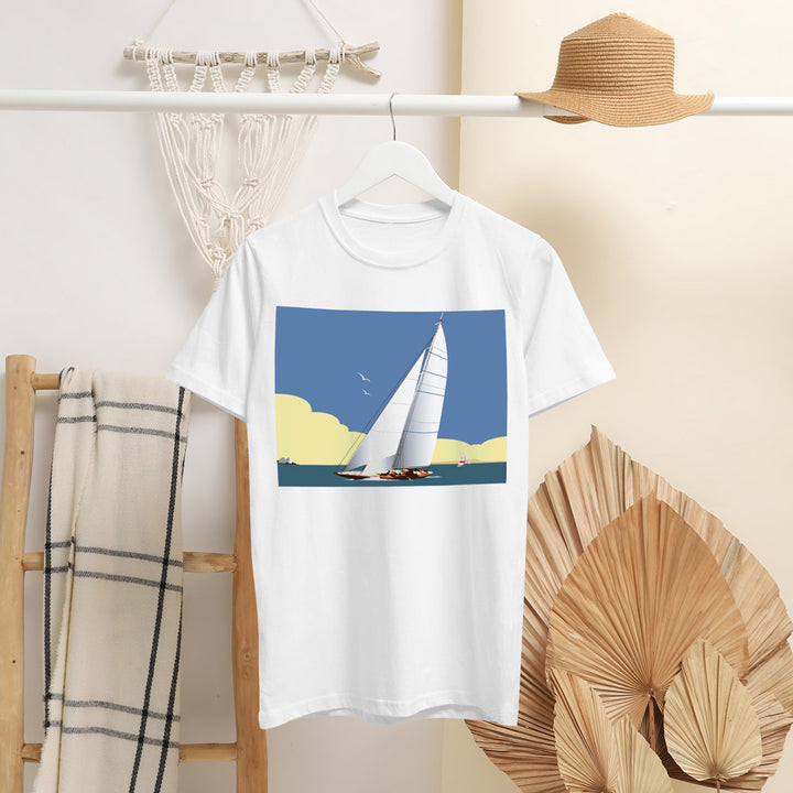 Sailing Boat T-Shirt by Dave Thompson