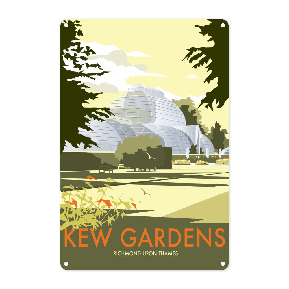 Kew Gardens Metal Sign