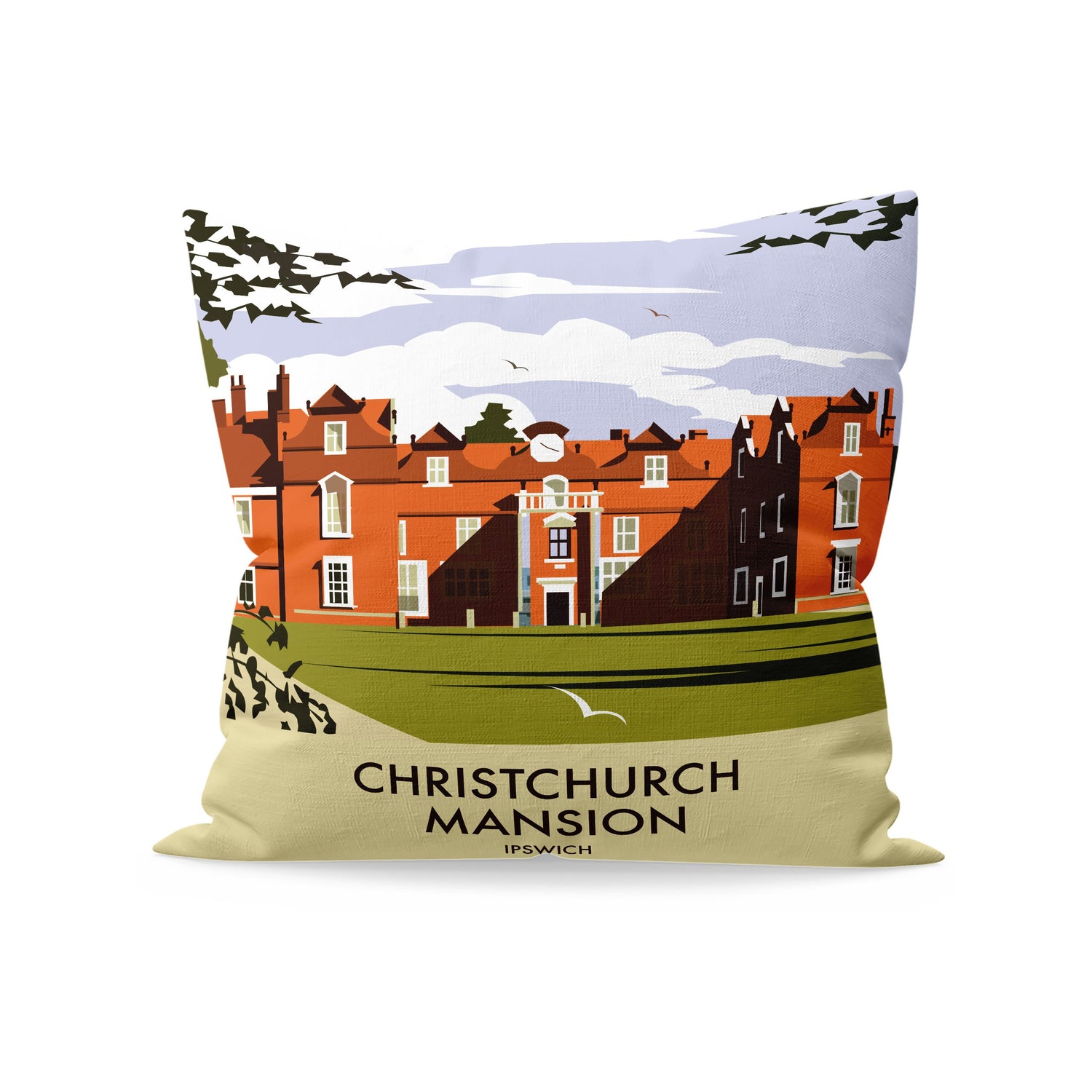 Christchurch Mansion, Ipswich Fibre Filled Cushion