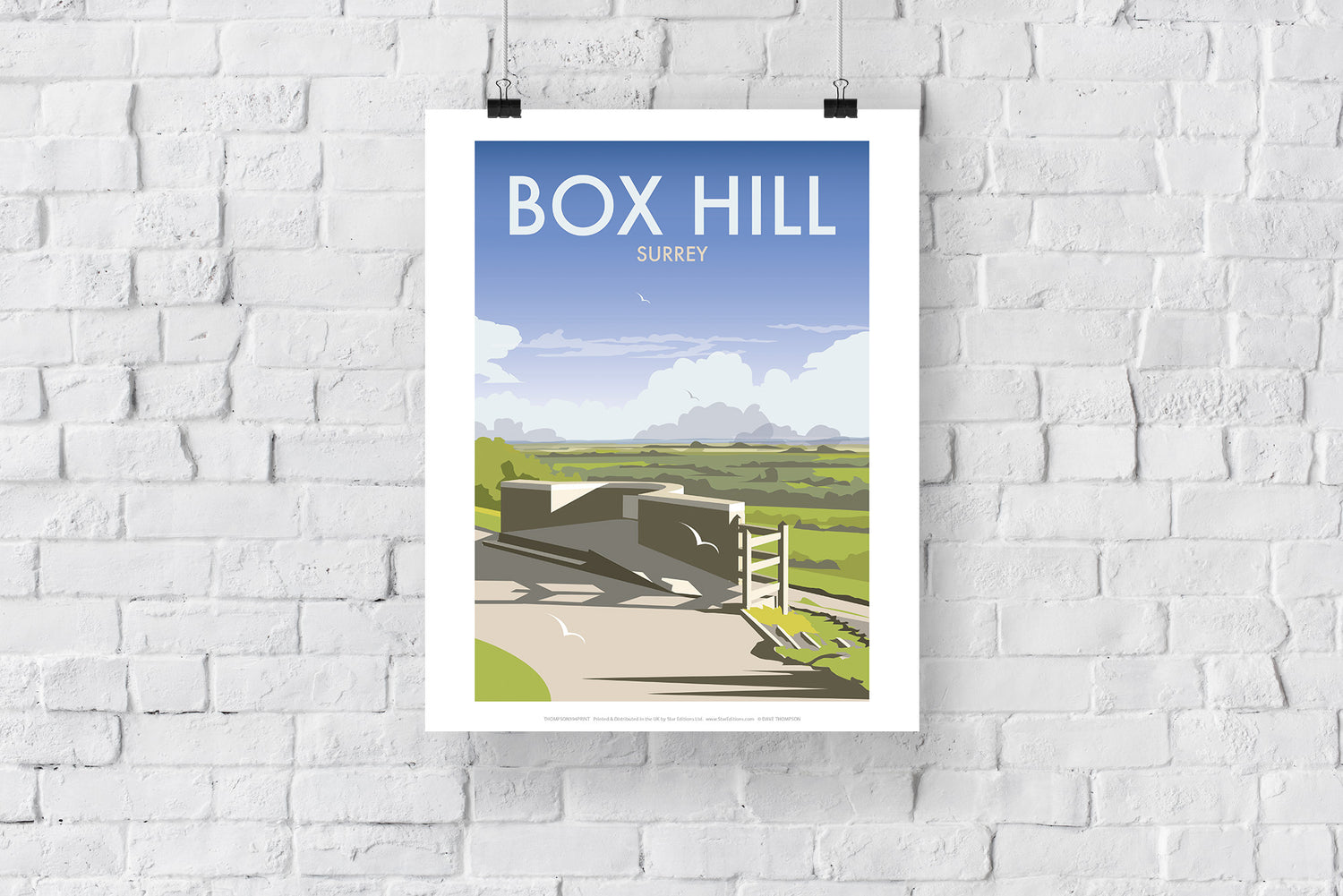 Box Hill, Surrey - Art Print
