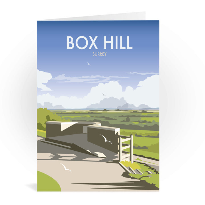 Box Hill, Surrey Greeting Card 7x5