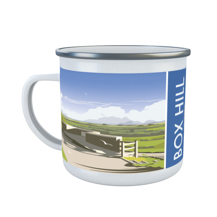 Box Hill, Surrey Enamel Mug