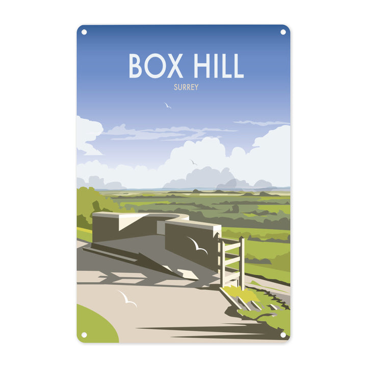 Box Hill, Surrey Metal Sign