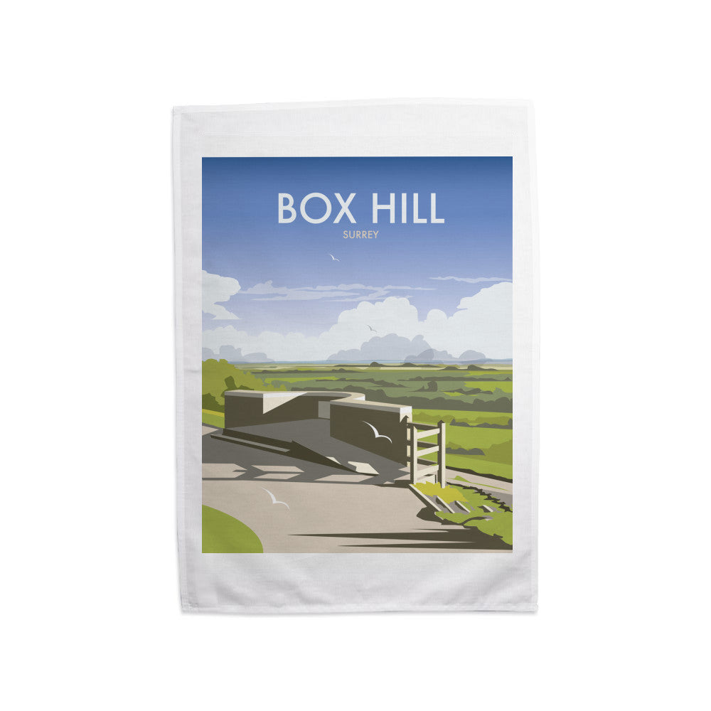 Box Hill, Surrey Tea Towel
