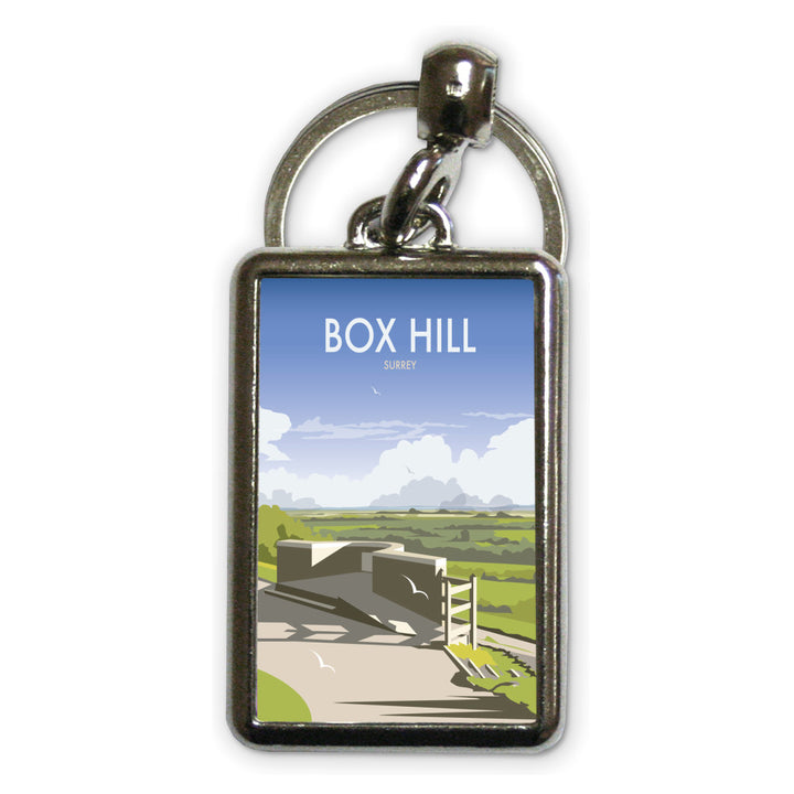 Box Hill, Surrey Metal Keyring