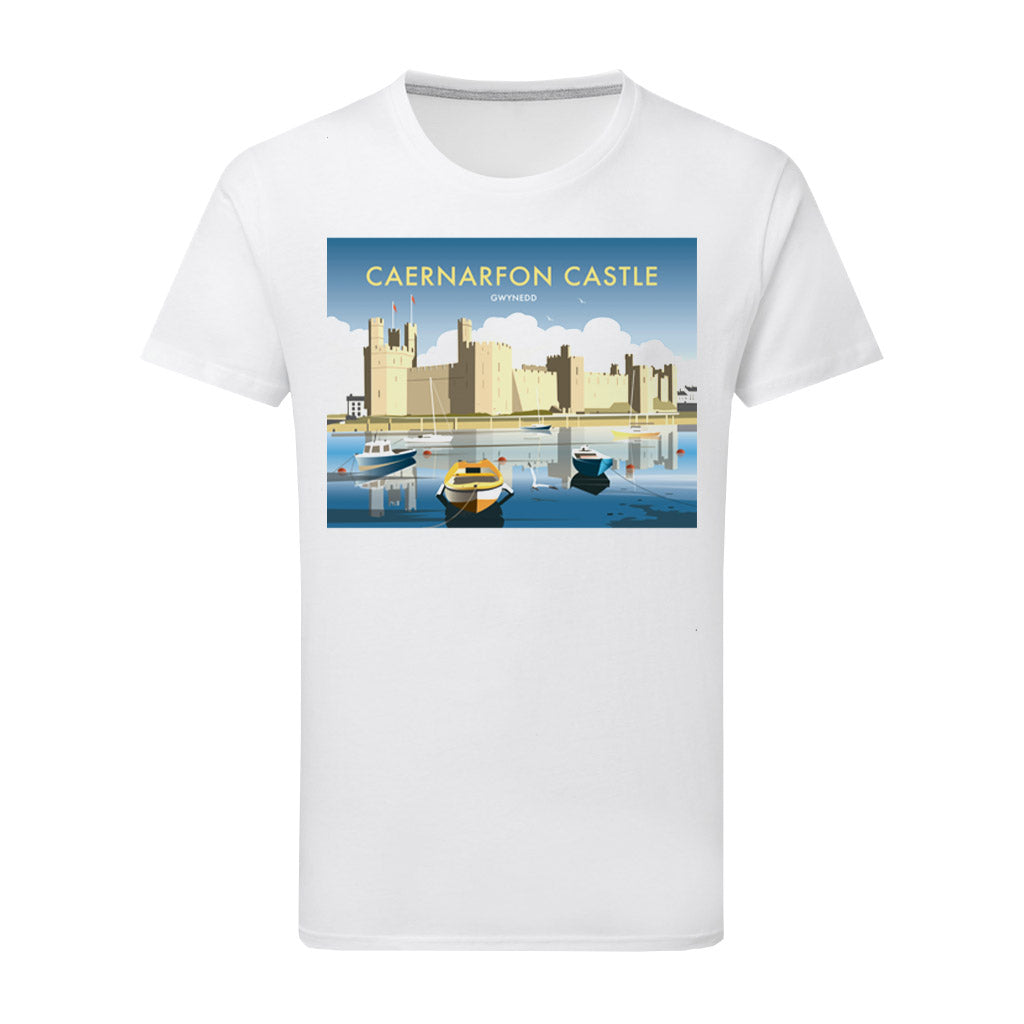 Caernarfon Castle T-Shirt by Dave Thompson