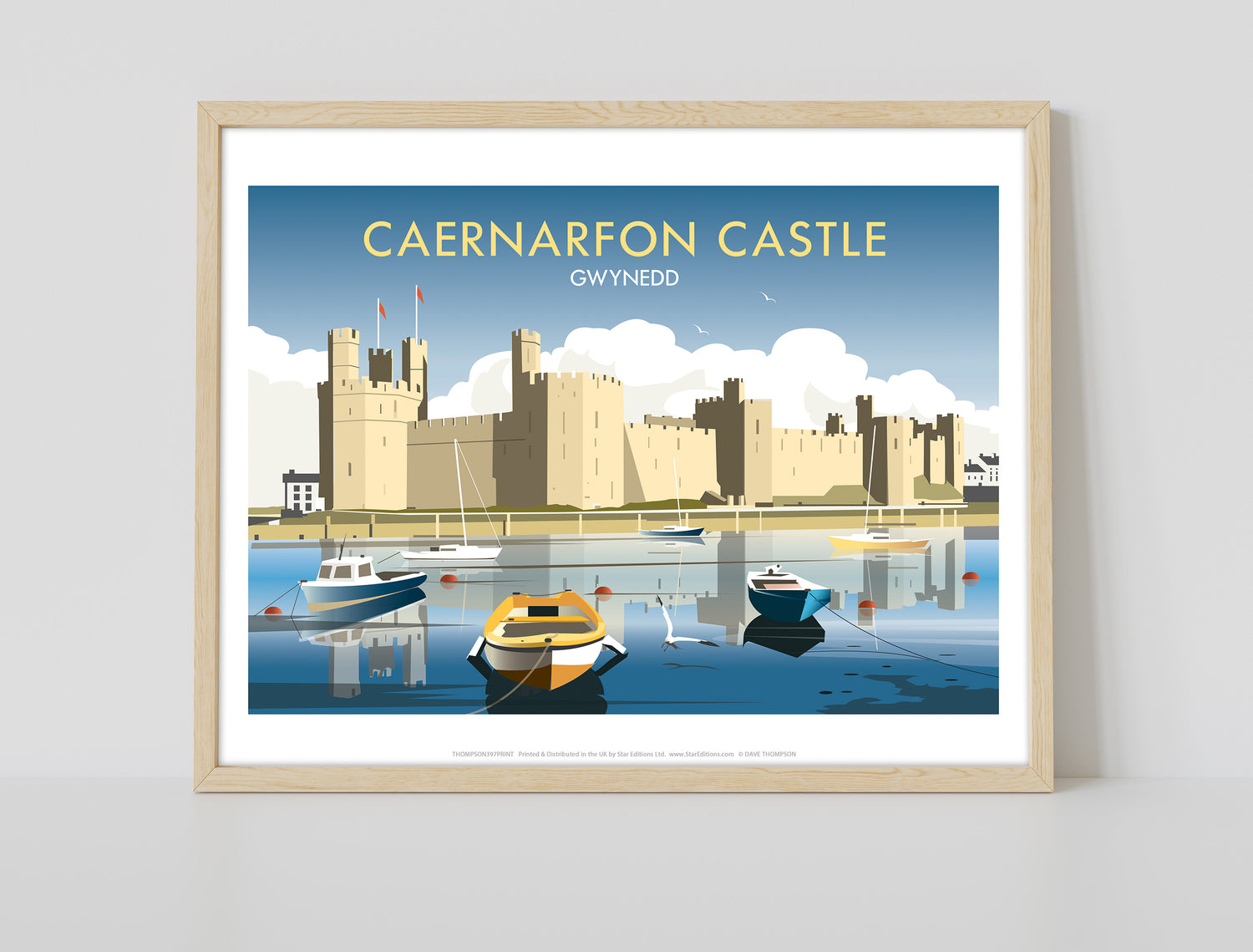 Caernarfon Castle - Art Print