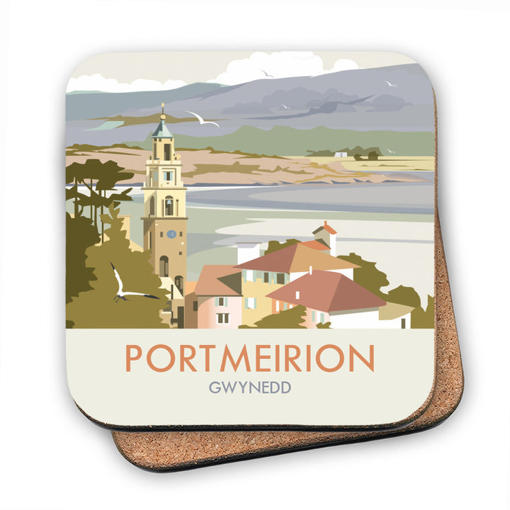 Portmeirion, Wales MDF Coaster