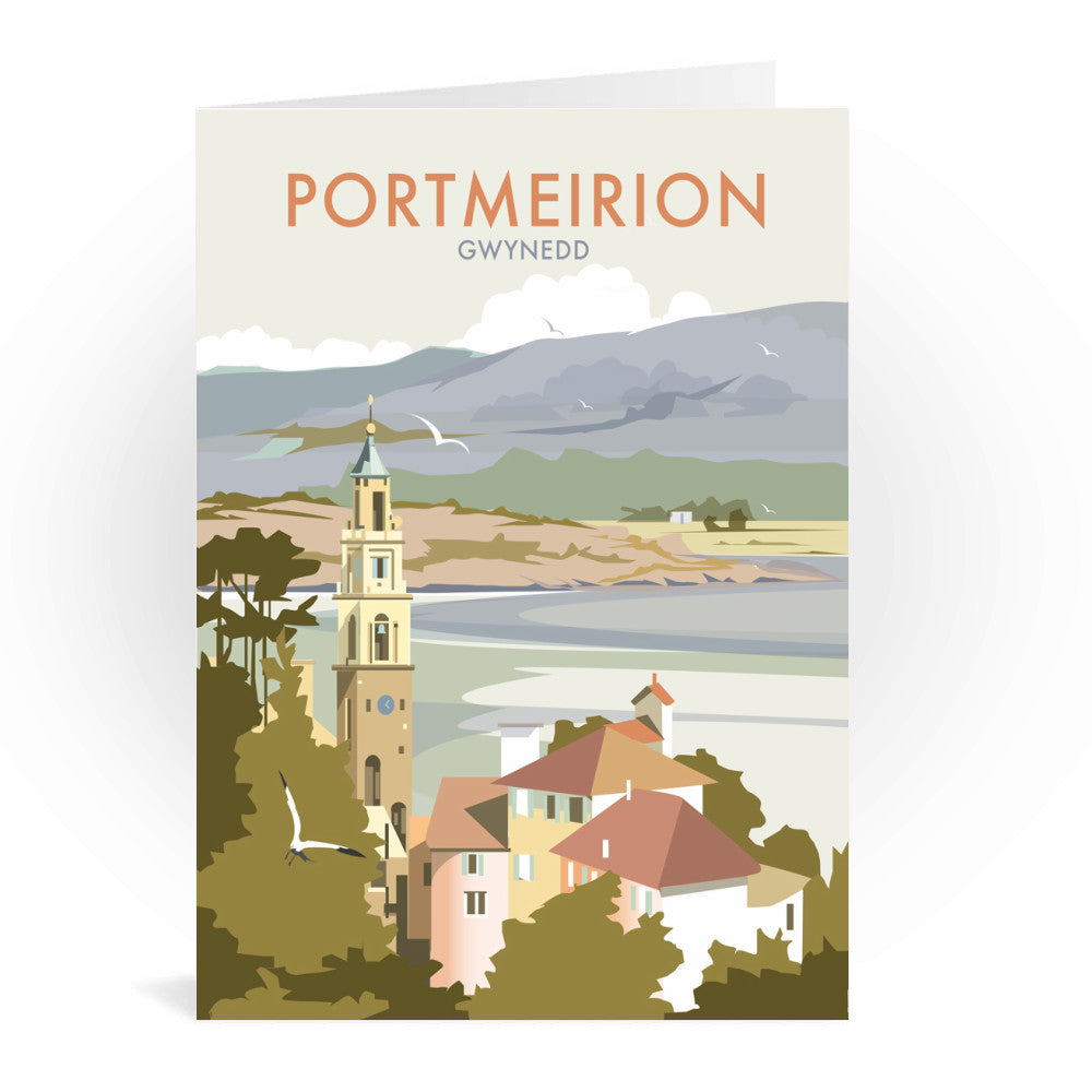Portmeirion, Wales Greeting Card 7x5