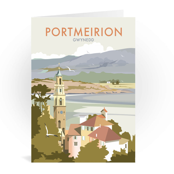 Portmeirion, Wales Greeting Card 7x5