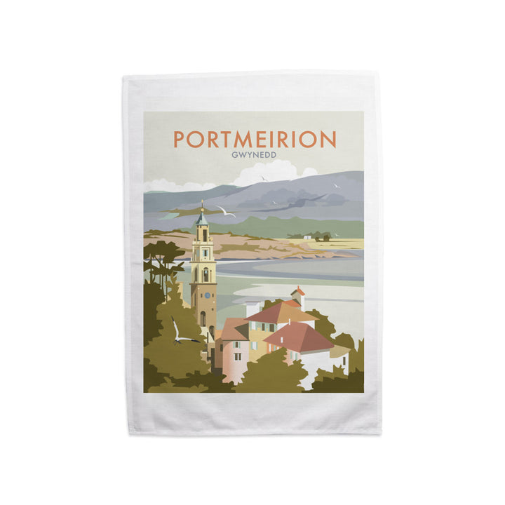 Portmeirion, Wales Tea Towel