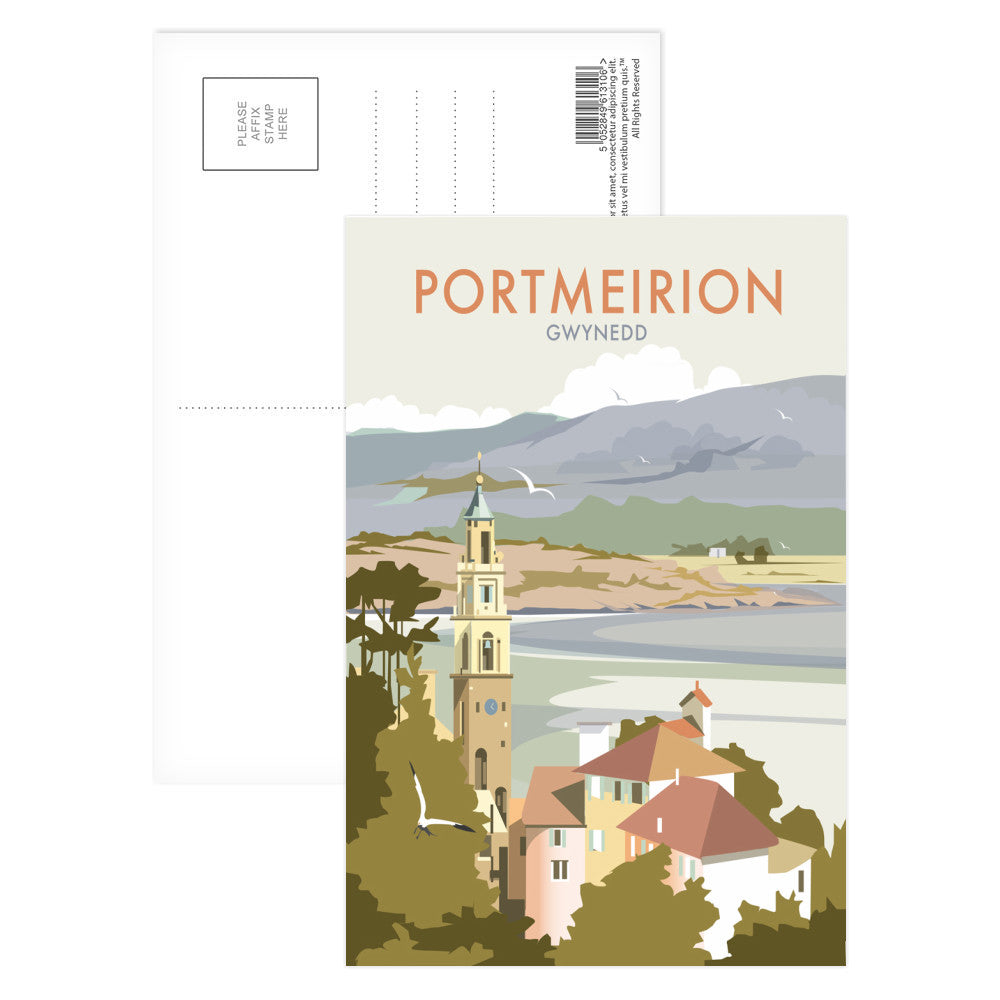 Portmeirion, Wales Postcard Pack