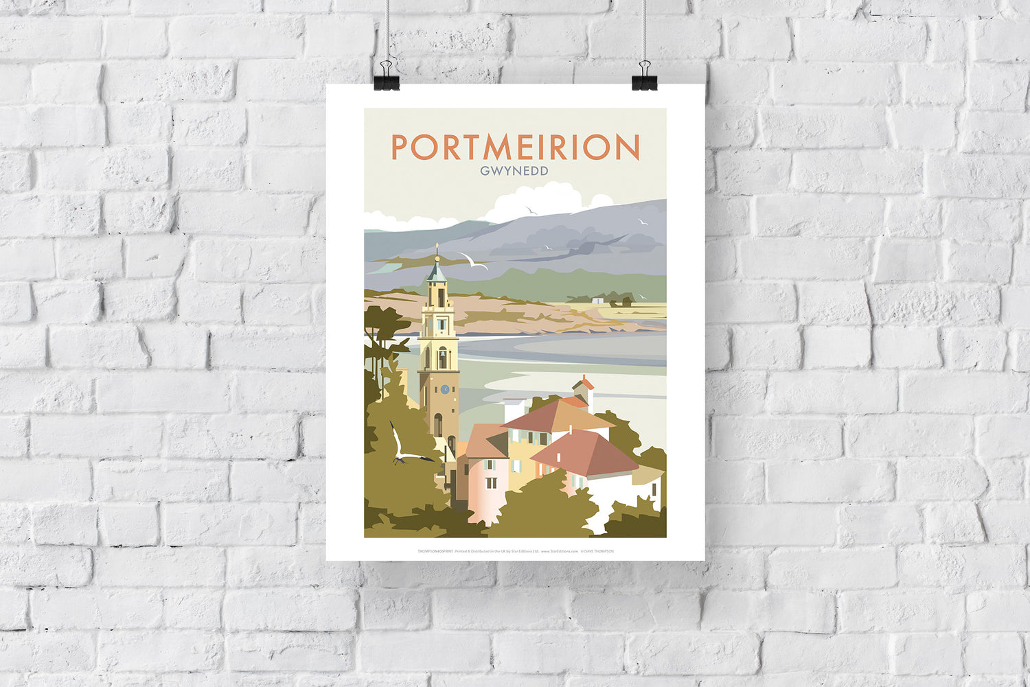 Portmeirion, Wales - Art Print