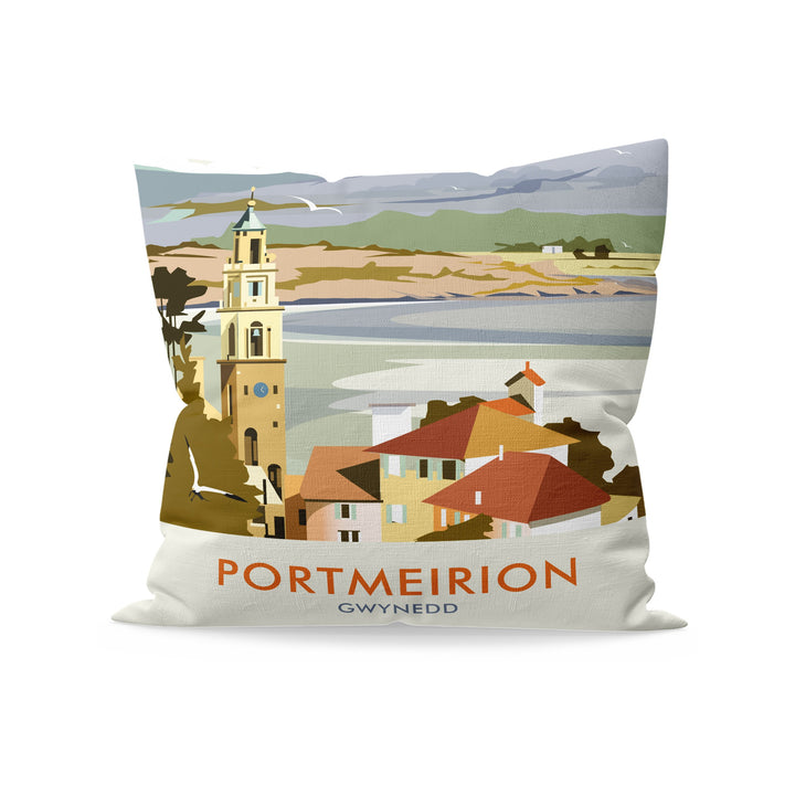 Portmeirion, Wales Fibre Filled Cushion