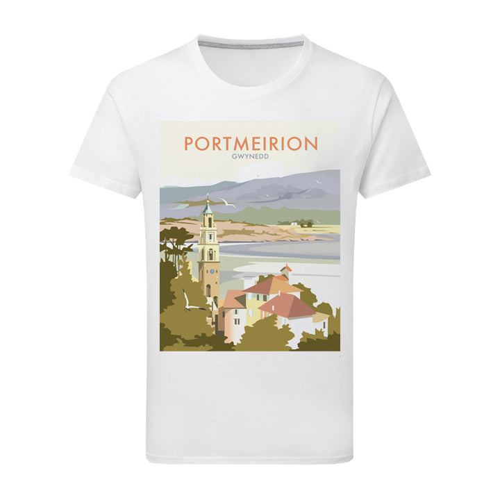 Port Meirion T-Shirt by Dave Thompson