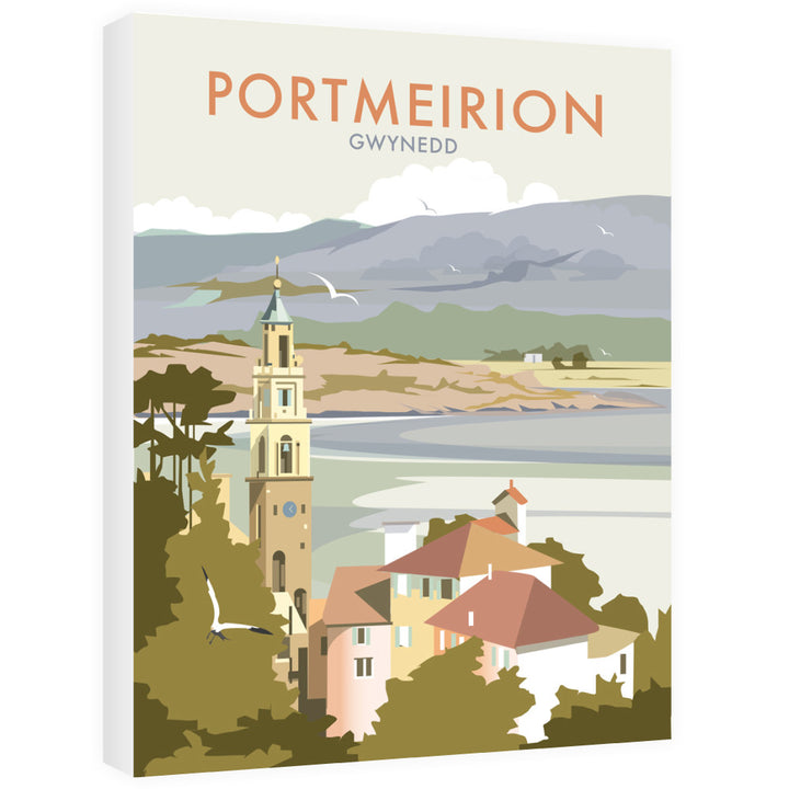 Portmeirion, Wales Canvas