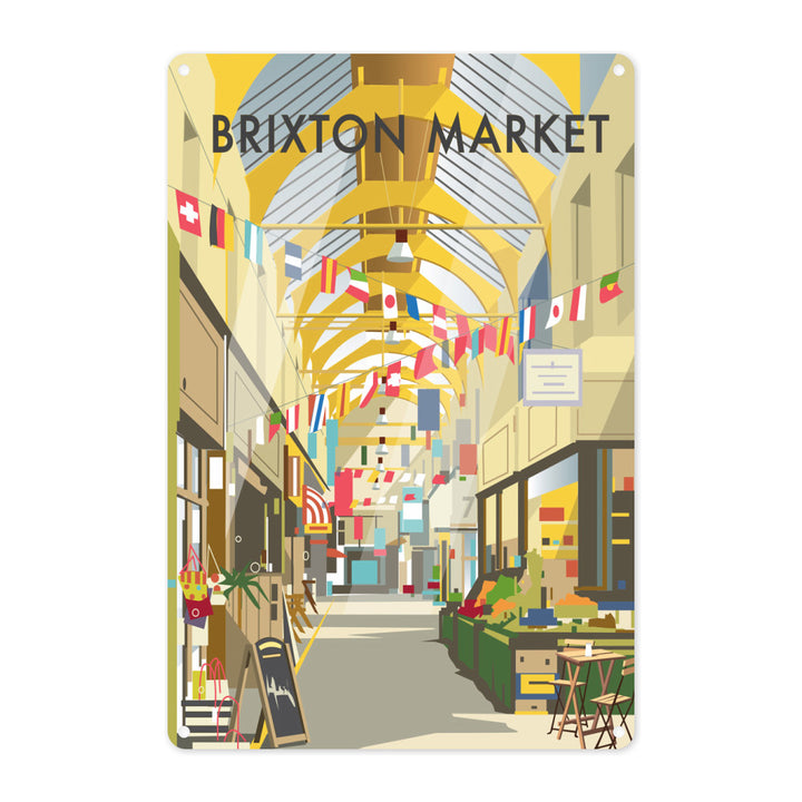 Brixton Market Metal Sign