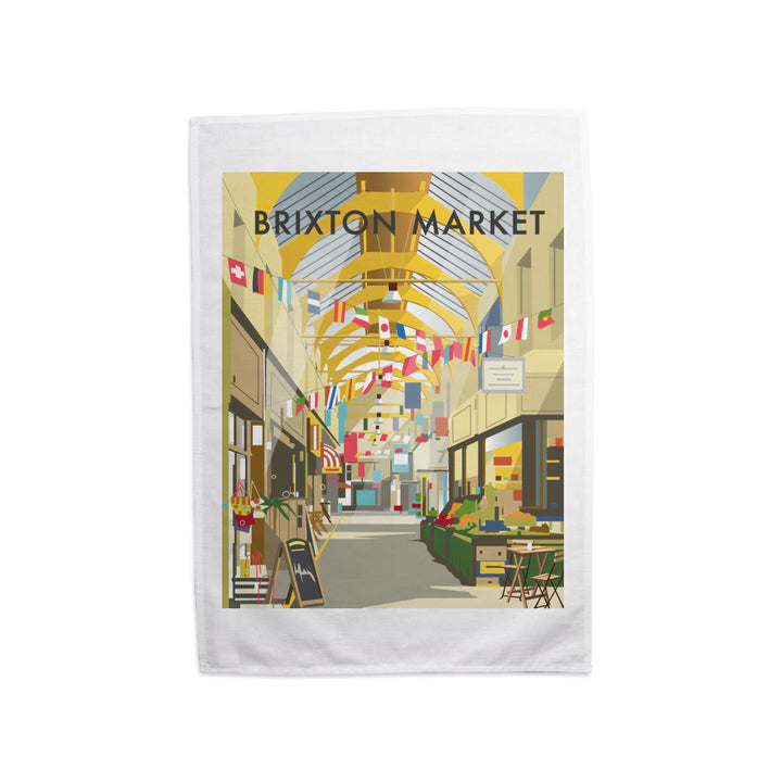 Brixton Market Tea Towel