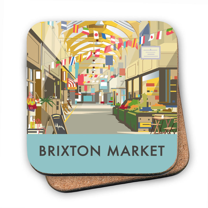 Brixton Market MDF Coaster