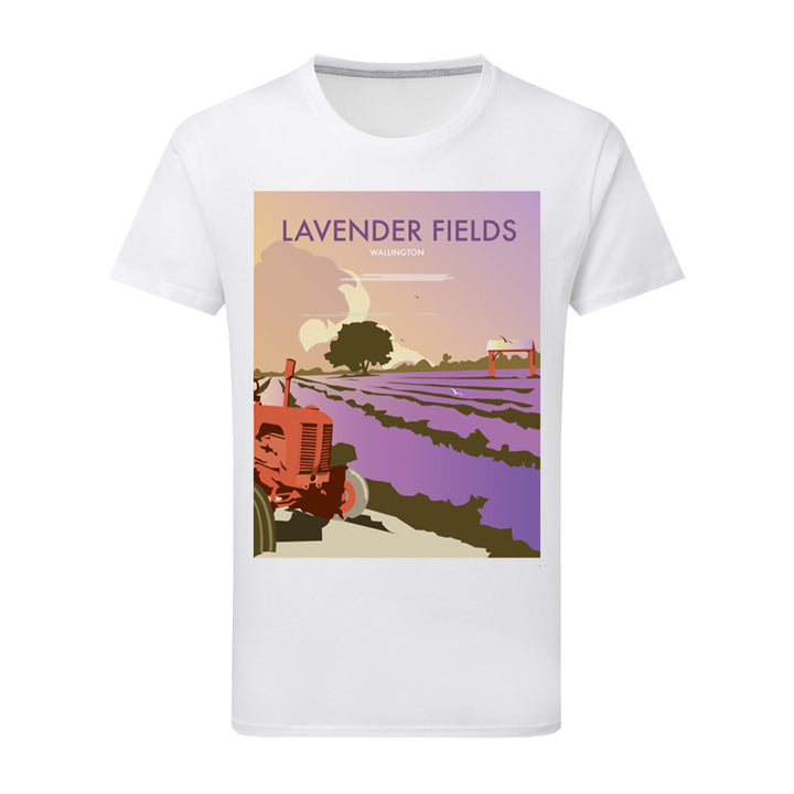 Lavender Fields T-Shirt by Dave Thompson