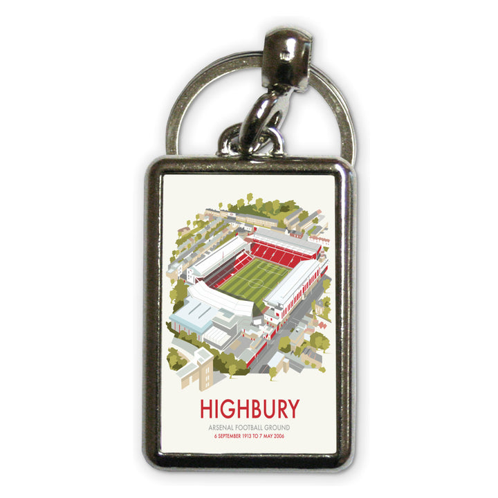 Highbury Metal Keyring
