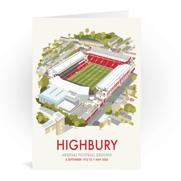 Highbury Greeting Card 7x5