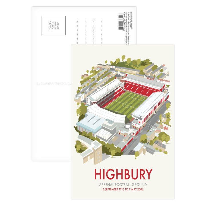 Highbury Postcard Pack