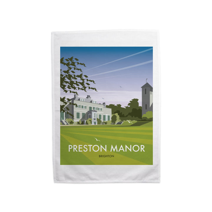 Preston Manor, Brighton Tea Towel