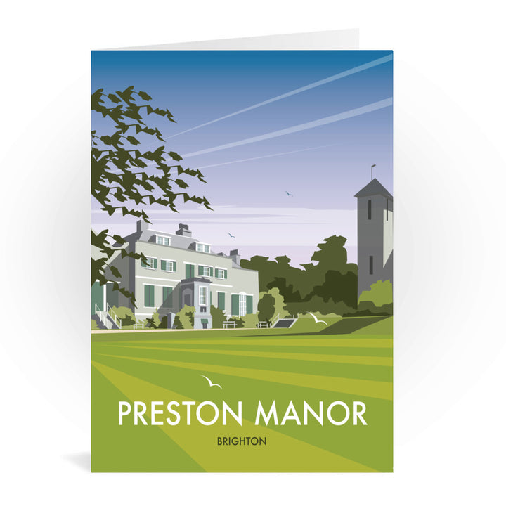 Preston Manor, Brighton Greeting Card 7x5