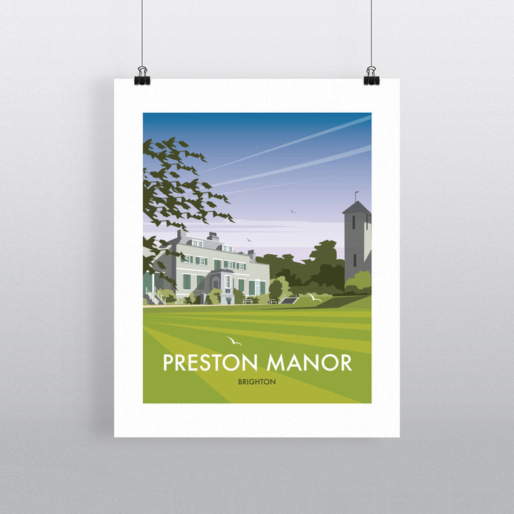 Preston Manor, Brighton Fine Art Print