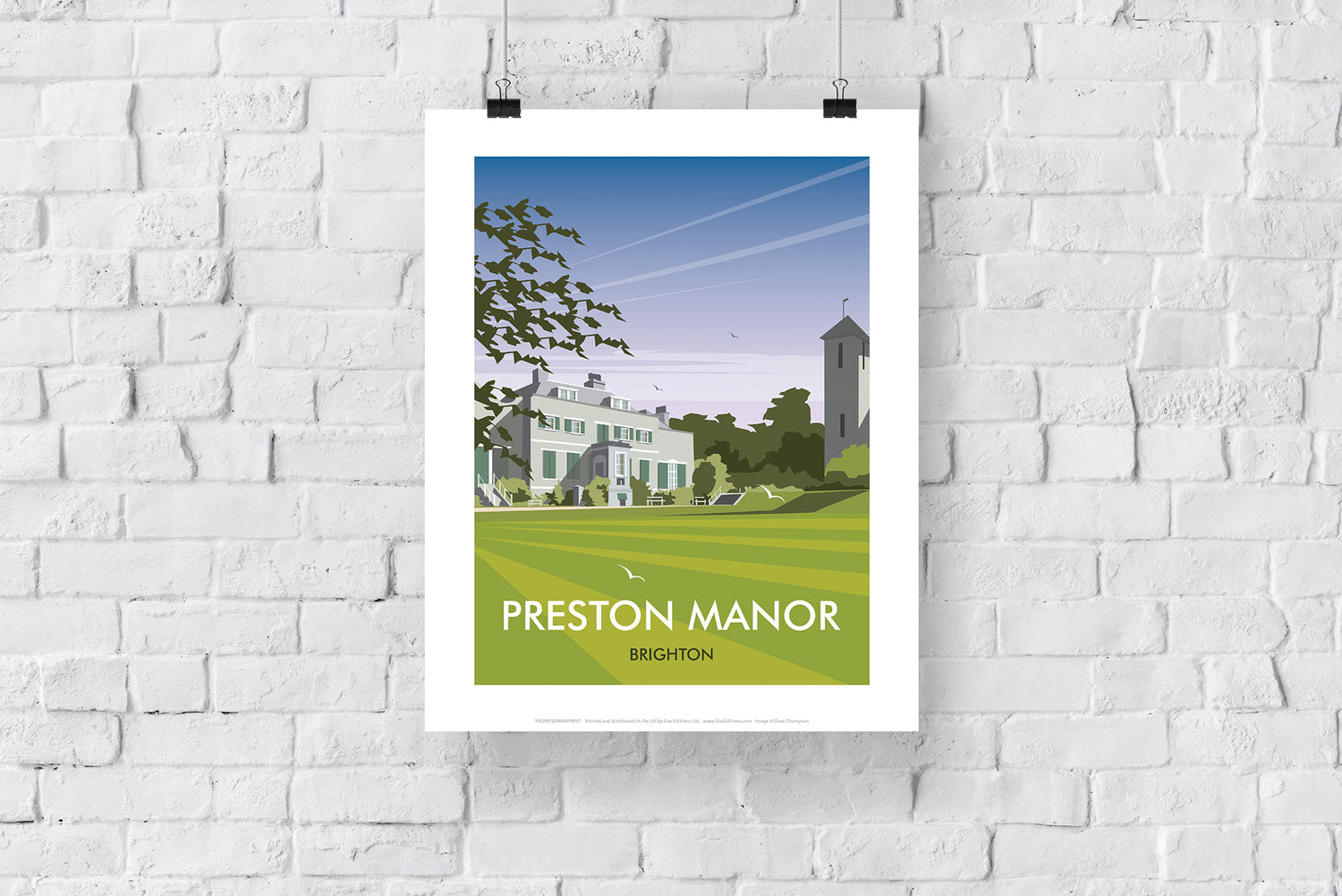 Preston Manor, Brighton - Art Print