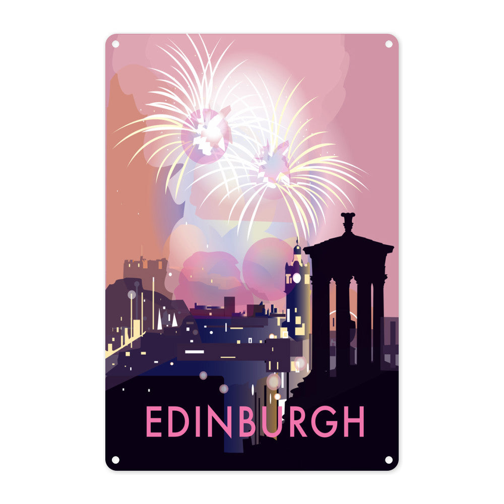 Edinburgh Metal Sign