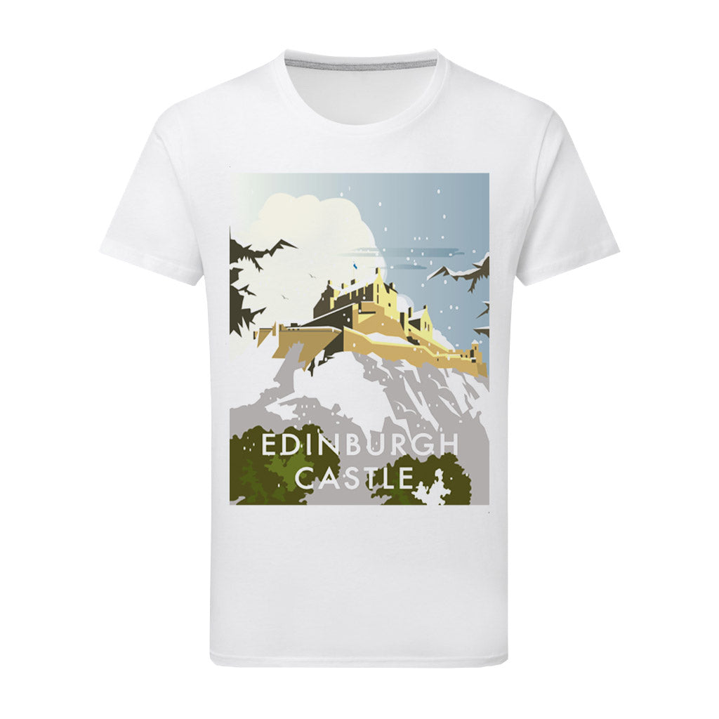 Edinburgh Castle T-Shirt by Dave Thompson