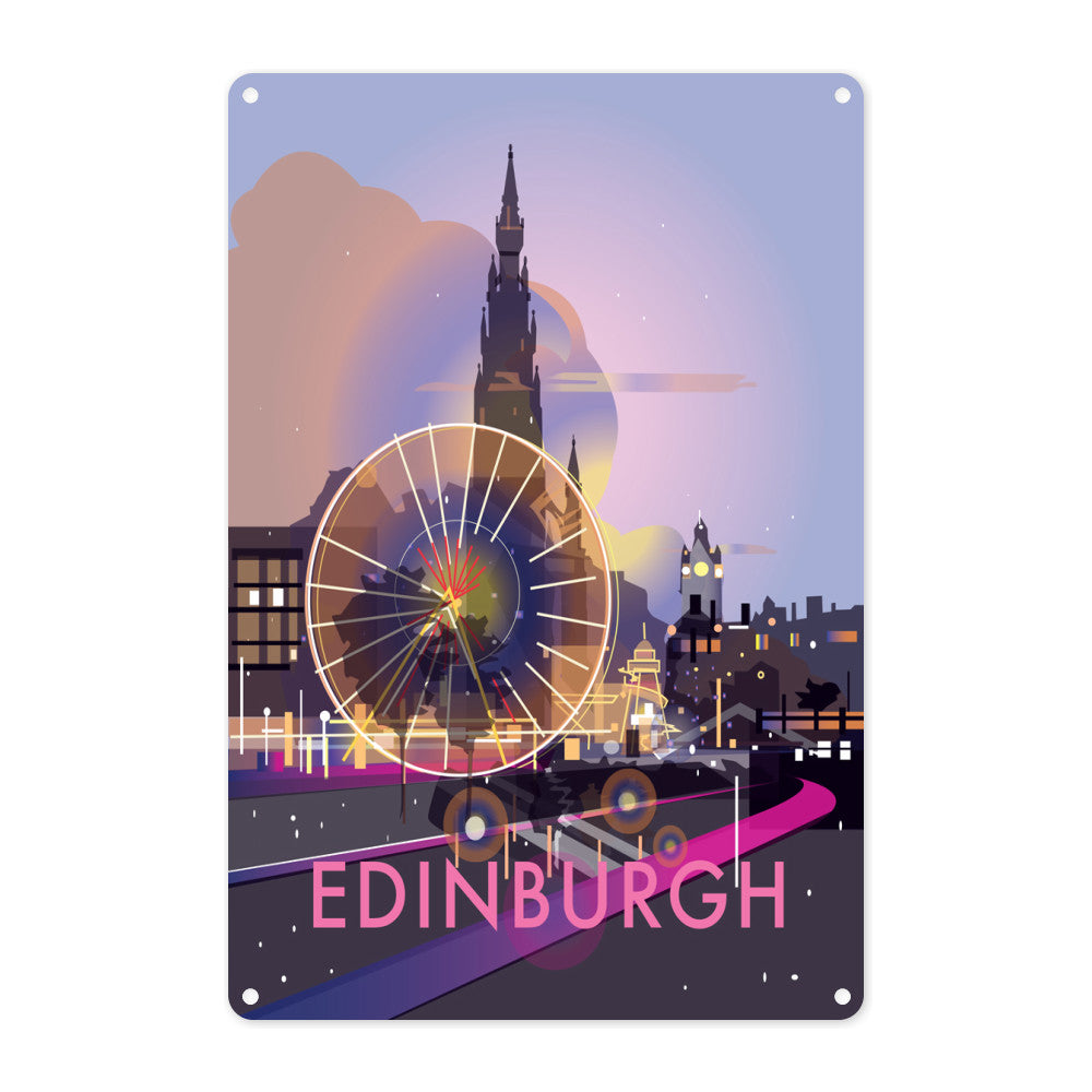 Edinburgh Metal Sign