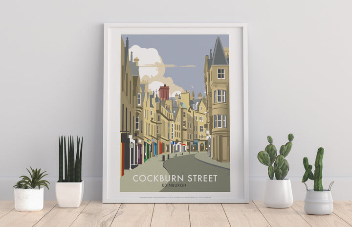 Cockburn Street, Edinburgh - Art Print