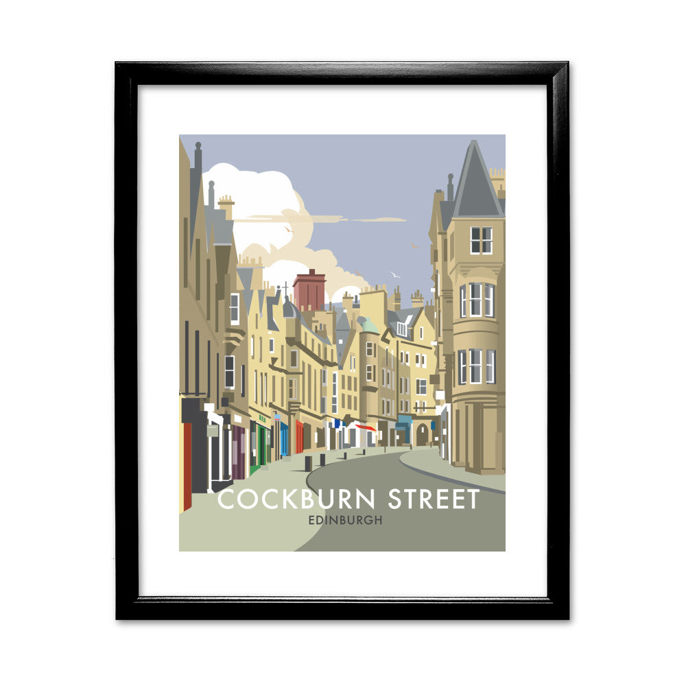 Cockburn Street, Edinburgh - Art Print