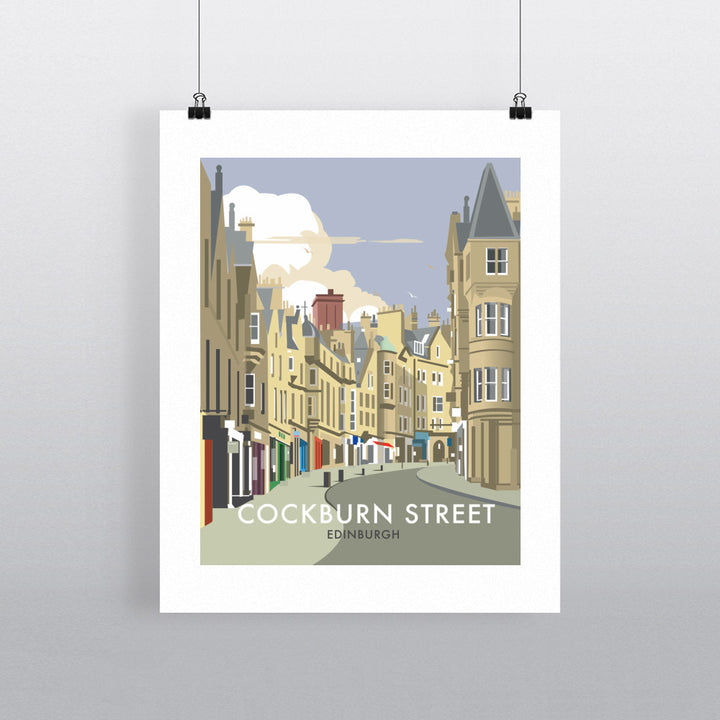 Cockburn Street, Edinburgh Fine Art Print