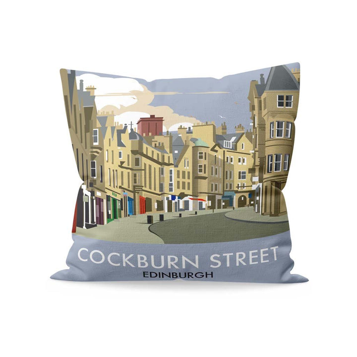 Cockburn Street, Edinburgh Fibre Filled Cushion