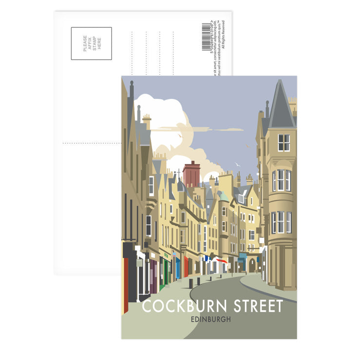 Cockburn Street, Edinburgh Postcard Pack