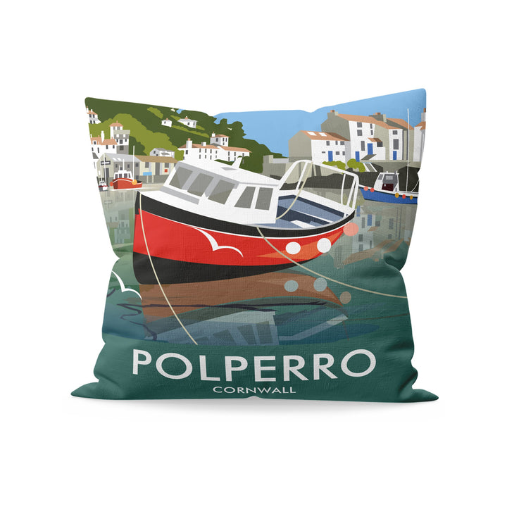 Polperro, Cornwall Fibre Filled Cushion