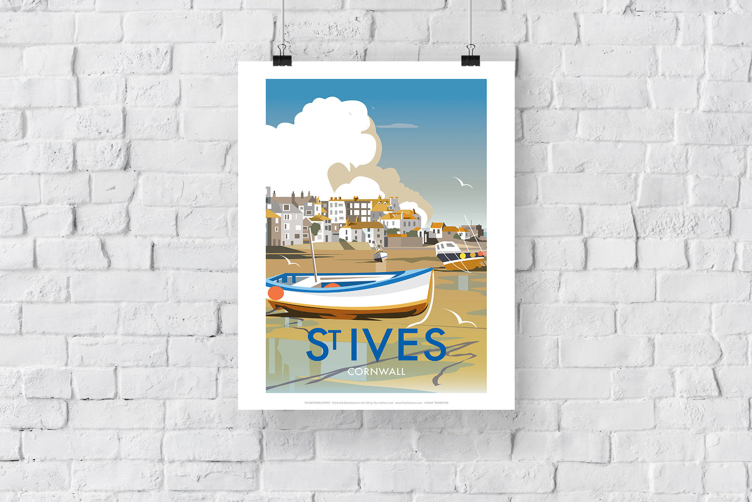 St Ives, Cornwall - Art Print
