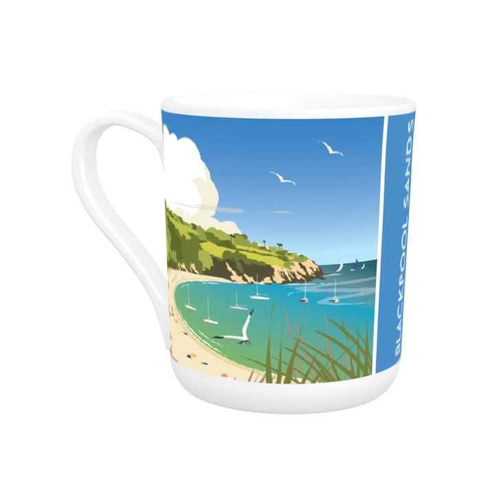 Blackpool Sands, Dartmouth Bone China Mug