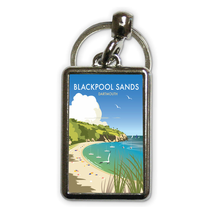 Blackpool Sands, Dartmouth Metal Keyring