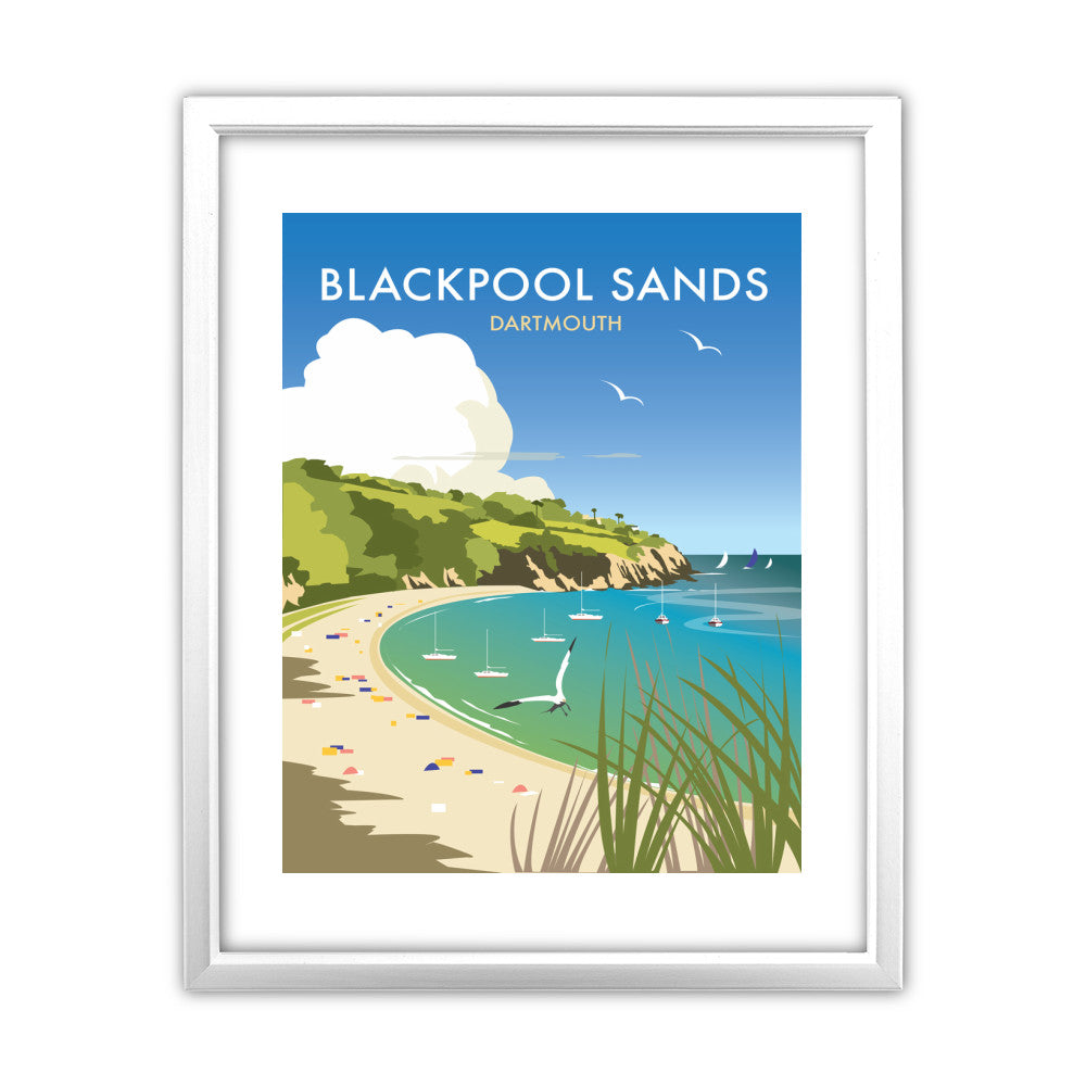 Blackpool Sands, Dartmouth - Art Print
