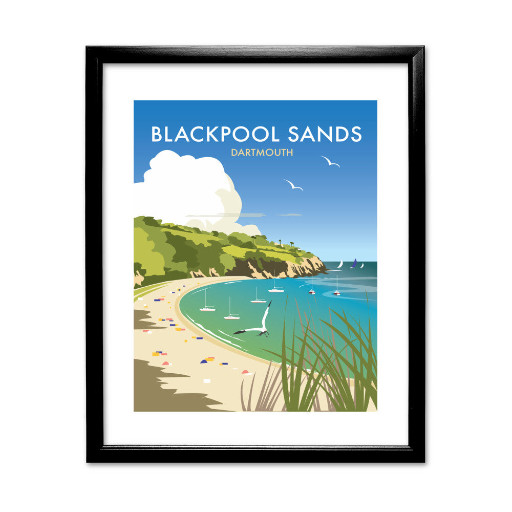 Blackpool Sands, Dartmouth - Art Print
