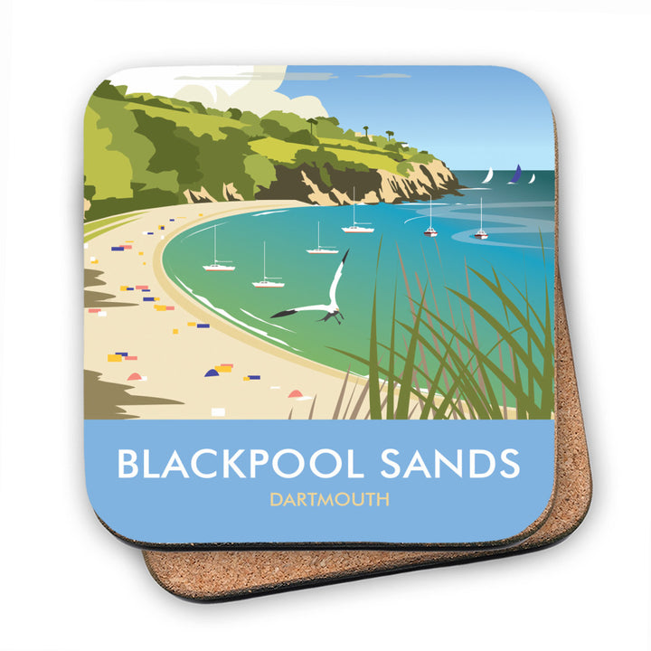 Blackpool Sands, Dartmouth MDF Coaster